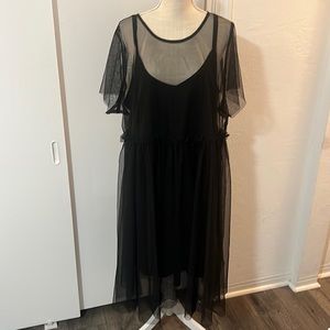 Torrid 2 Piece Black Dress
